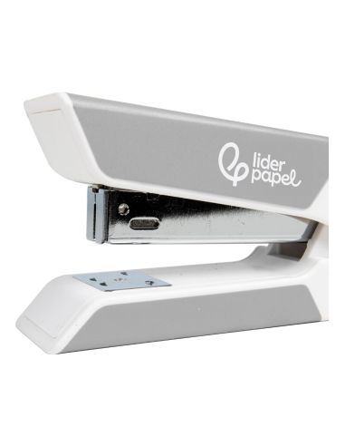 Grapadora Liderpapel Con Regalo De Extraegrapas Y Caja De 1000 Grapas 26/6 Capacidad 20H Color Gris