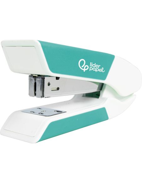 Grapadora Liderpapel Con Regalo De Extraegrapas Y Caja De 1000 Grapas 26/6 Capacidad 20H Color Turquesa