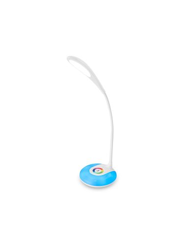 Lampara Infantil Liderpapel Sobremesa Recargable Abs 16 Led 3.7W Sensor 3 Niveles Color Blanco