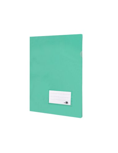 Carpeta Liderpapel Dossier A4 Uñero Verde Manzana Opaco