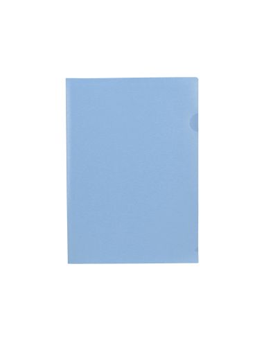 Carpeta Liderpapel Dossier Uñero Polipropileno Din A4 Celeste Opaco 20 Hojas