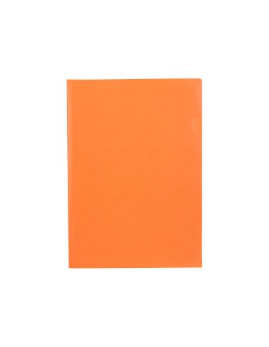 Carpeta Liderpapel Dossier Uñero Polipropileno Din A4 Naranja Fluor Opaco 20 Hojas
