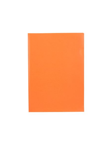 Carpeta Liderpapel Dossier Uñero Polipropileno Din A4 Naranja Fluor Opaco 20 Hojas