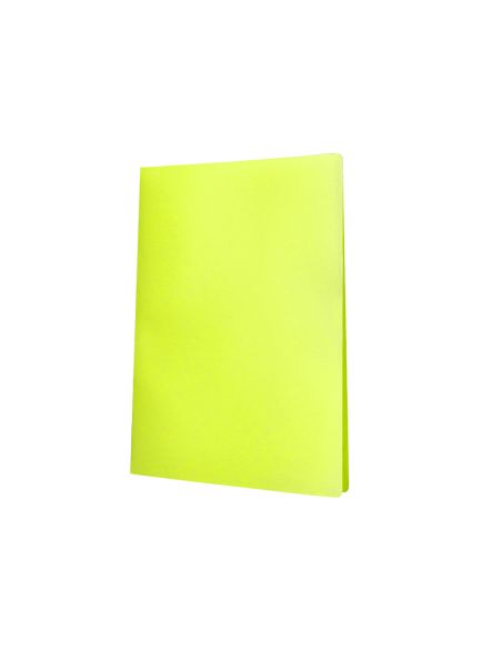 Carpeta Liderpapel Escaparate 10 Fundas Polipropileno Din A4 Amarillo Fluor Opaco