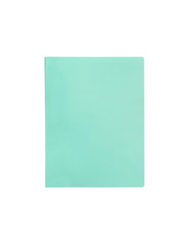 Carpeta Liderpapel Escaparate 20 Fundas Polipropileno Din A4 Verde Manzana Opaco