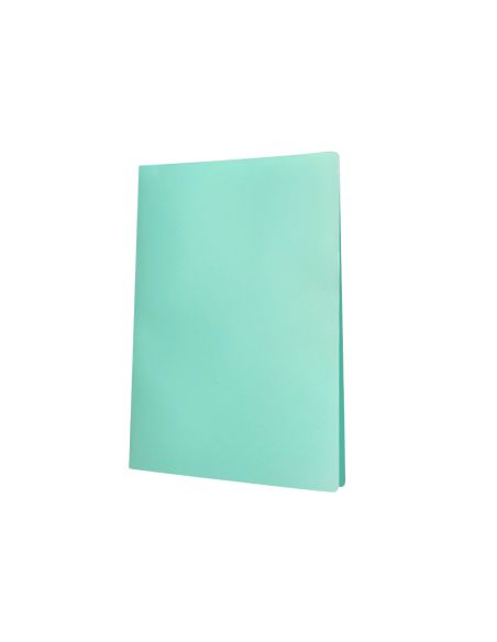 Carpeta Liderpapel Escaparate 20 Fundas Polipropileno Din A4 Verde Manzana Opaco