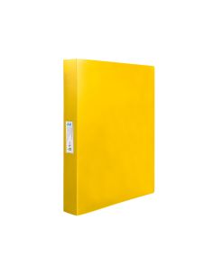 Carpeta Liderpapel 4 Anillas 25 Mm Mixtas Polipropileno Din A4 Amarillo Fluor Opaco 2