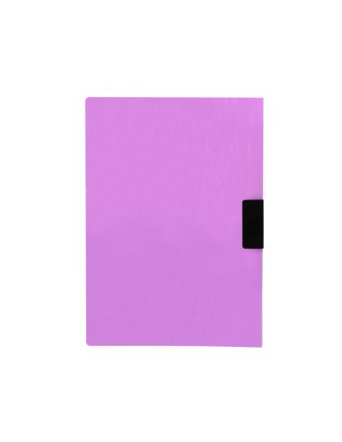 Carpeta Liderpapel Dossier Pinza Lateral Polipropileno Din A4 Lavanda Opaco 30 Hojas Pinza Deslizante