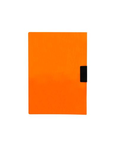 Carpeta Liderpapel Dossier Pinza Lateral Polipropileno Din A4 Naranja Fluor Opaco 30 Hojas Pinza Deslizante