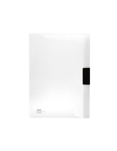 Carpeta Liderpapel Dossier Pinza Lateral Polipropileno Din A4 Transparente 30 Hojas Pinza Deslizante
