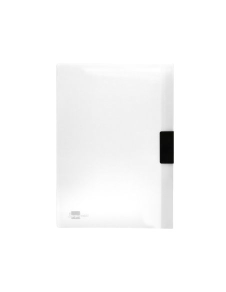 Carpeta Liderpapel Dossier Pinza Lateral Polipropileno Din A4 Transparente 30 Hojas Pinza Deslizante