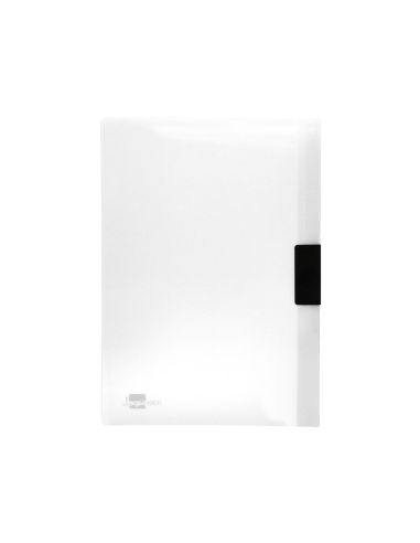 Carpeta Liderpapel Dossier Pinza Lateral Polipropileno Din A4 Transparente 60 Hojas Pinza Deslizante