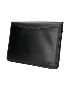 Carpeta Portafolios Q-Connect Cremallera 4 Anillas 20 Mm Concalculadora Con Bolsa Para Movil Color Negro 260X355 Mm 2