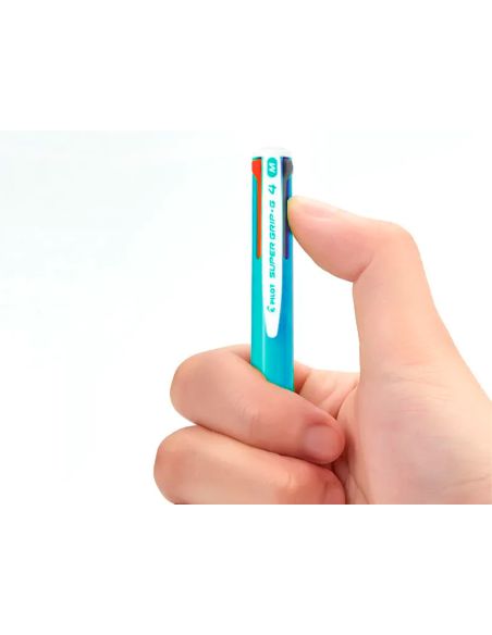 Boligrafo Color Azul Pilot Super Grip G 4 Colores Retractil Sujecion De Caucho Tinta Base De Aceite