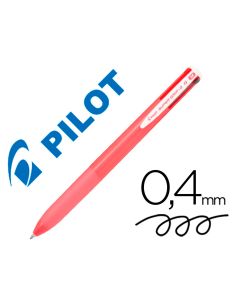 Boligrafo Cuerpo Color Rosa Pilot Super Grip G 4 Colores Retractil Sujecion De Caucho Tinta Base De Aceite