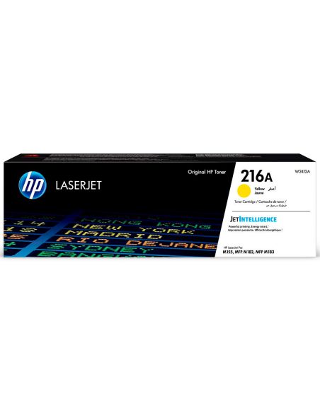 Toner Hp 216A Laserjet Pro M155 / Mfp M182N /Mfp M183Fw Amarillo 850 Paginas