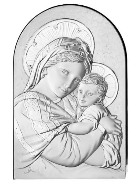 Cuadro Arco Plata 13X18Cm Maternidad 1579