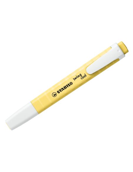 Rotulador Amarillo Cremoso Stabilo Fluorescente Fino Swing Cool Pastel