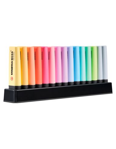 Rotulador Stabilo Boss Fluorescente 70 Pastel Deskset Estuche De 15 Unidades Colores Surtidos