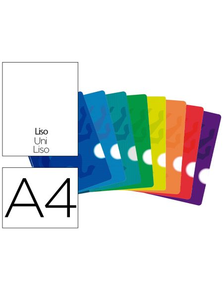 Libreta Escolar Oxford Tapa Flexible Optik Paper Openflex 48 Hojas Din A4 Liso Colores Surtidos