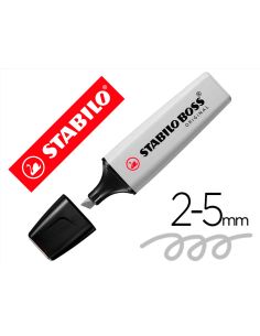 Rotulador Pastel Gris Polvoriento Stabilo Boss Fluorescente 70