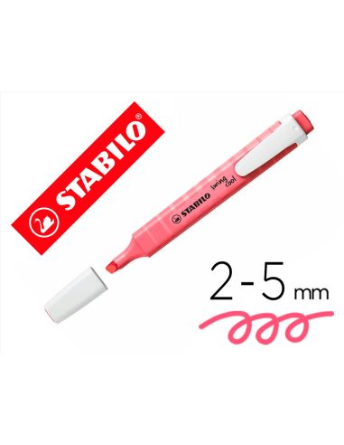 Rotulador Stabilo Fluorescente Fino Swing Cool Pastel Rosa Cerezo Enflor