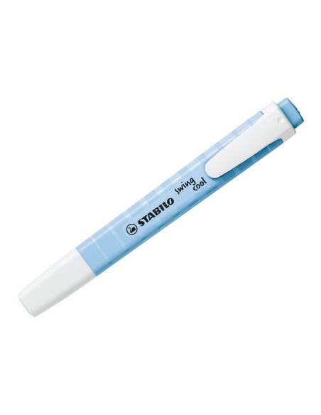 Rotulador Azul Nublado Stabilo Fluorescente Fino Swing Cool Pastel