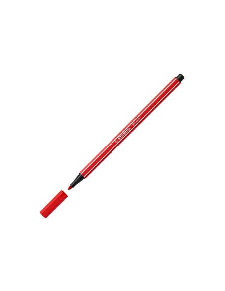 Rotulador Rojo Stabilo Acuarelable Pen 68 Punta Gruesa 1Mm