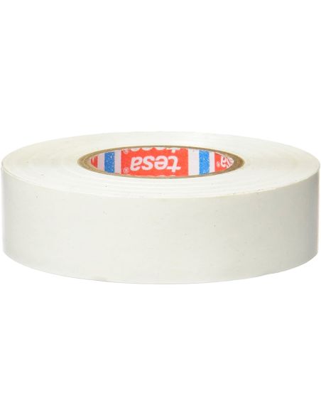 Cinta Adhesiva Aislante Tesa Homologada 20 M X 19 Mm Color Blanco