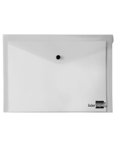 Carpeta Liderpapel Dossier Broche 34354 Polipropileno Din A5 Transparente