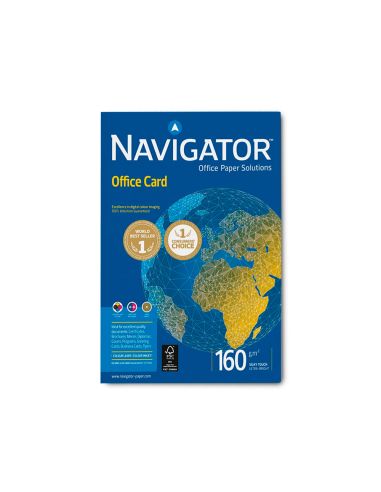 Papel Fotocopiadora Navigator Din A4 160 Gramos Papel Multiuso Ink-Jet Y Laser Paquete De 250 Hojas