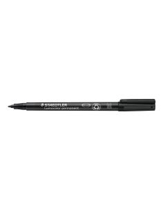 Rotulador Negro  Staedtler Lumocolor Retroproyeccion Punta De Fibrapermanente 317-9 Punta Media Redonda 0.8-1 Mm 2