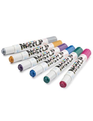 Barra De Maquillaje Carioca Mask Up Metallic Caja De 6 Colores Surtidos