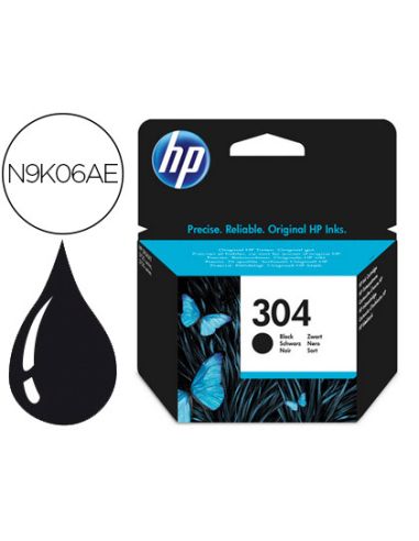 Ink-Jet Hp N.304 Deskjet 3000 / 3720 / 3730 Negro 120 Paginas