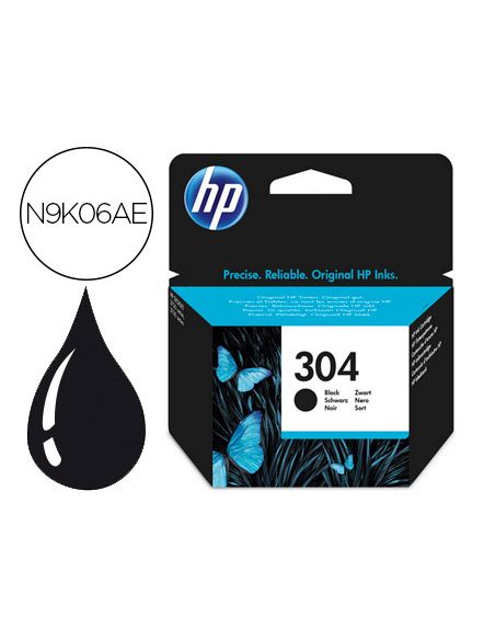 Ink-Jet Hp N.304 Deskjet 3000 / 3720 / 3730 Negro 120 Paginas