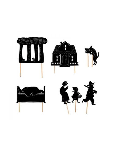 Juego Mideer Titeres De Sombra Caperucita Roja