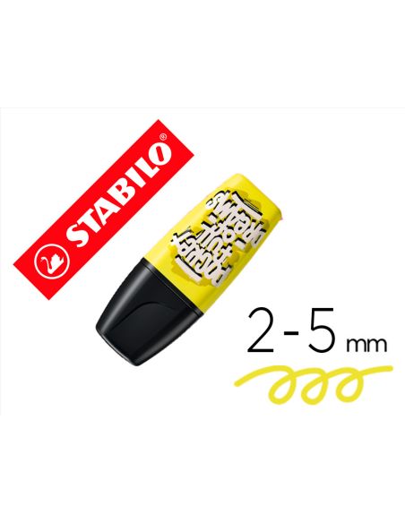 Rotulador Stabilo Boss Mini Fluorescente By Snooze One Amarillo