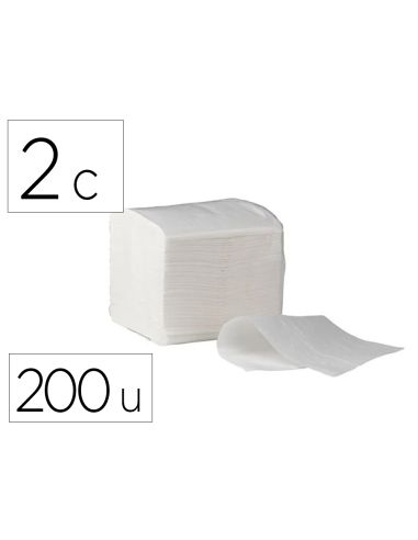 Papel Higienico Bunzl Greensource Celulosa Plegado En V 2 Capas Caja De 40 Paquetes De 200 Unidades