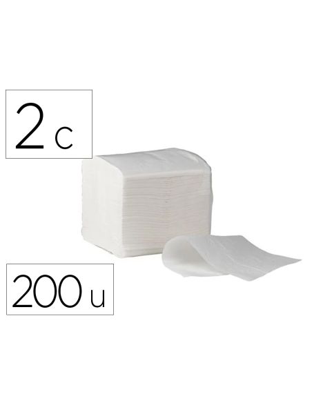 Papel Higienico Bunzl Greensource Celulosa Plegado En V 2 Capas Caja De 40 Paquetes De 200 Unidades