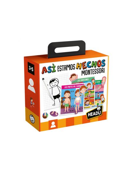 Juego Didactico Headu Asi Estamos Hechos Montessori