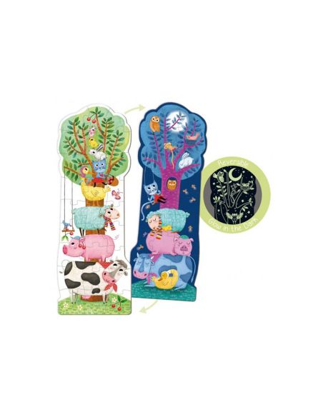 Puzle Goula Xxl 27 Piezas Dia Y Noche Reversible