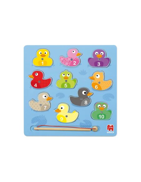 Puzle Goula Madera Magnetico 11 Piezas Patos Magicos