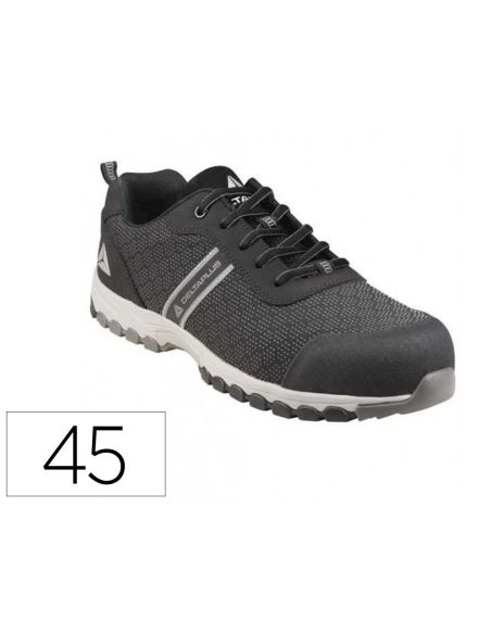 Zapato De Seguridad Deltaplus Boston Deportivo Poliester Con Refuerzo Tpu Suela Sellada Negro Talla 45|Libreriasalesiana
