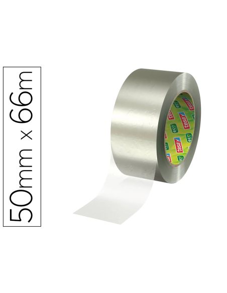 Cinta Adhesiva Tesa Eco Ultrafuerte Transparente 66 Mt X 50 Mm Para Embalaje