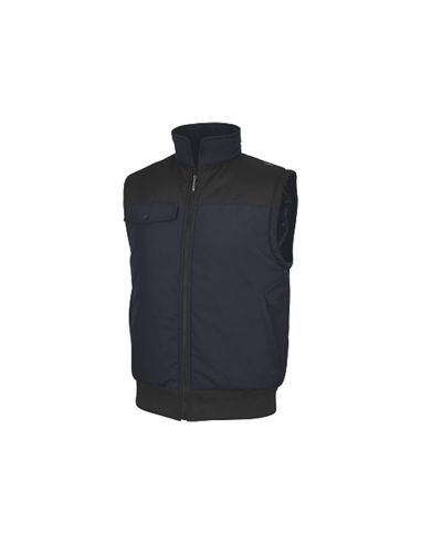 Chaleco Deltaplus Multibolsillos Con Cremallera Y Mangas Desmontables 80% Poliester 20% Algodon Talla