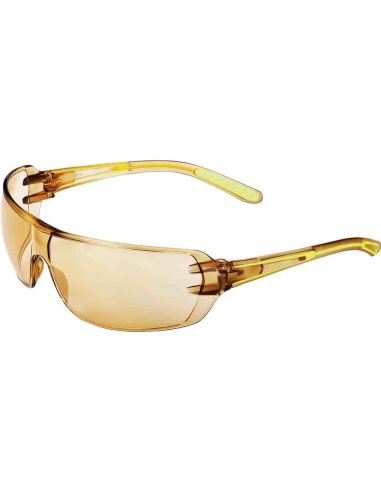 Gafas Deltaplus De Proteccion Policarbonato Monobloque Av-Ar-As-Uv400 Color Marron