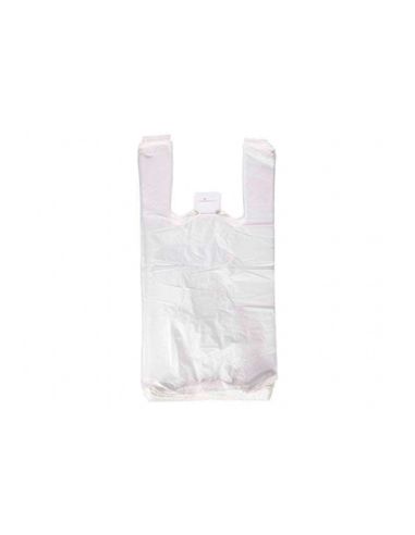 Bolsa Camiseta Reciclada 70% Blanca 50 Mc 35X50 Cm Apta Legislacion De Bolsas 2021