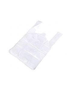 Bolsa Camiseta Reciclada 70% Blanca 50 Mc 35X50 Cm Apta Legislacion De Bolsas 2021 2