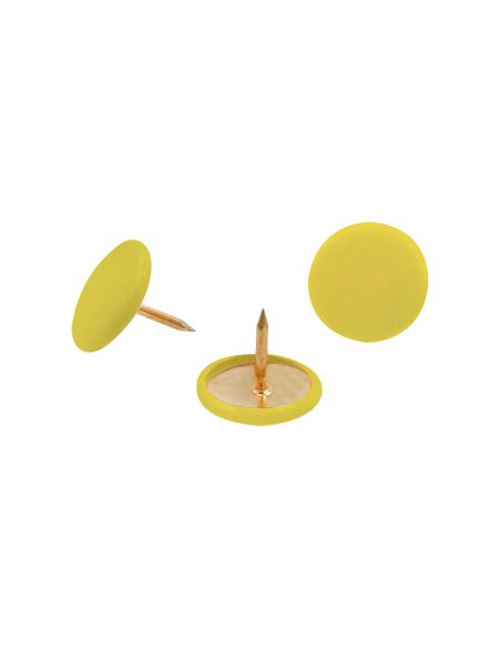 Chincheta Lismania Office Color Amarillo Caja De 100 Unidades