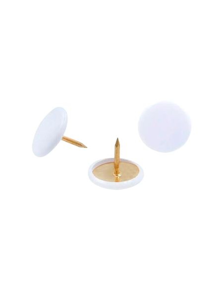 Chincheta Lismania Office Color Blanco Caja De 100 Unidades